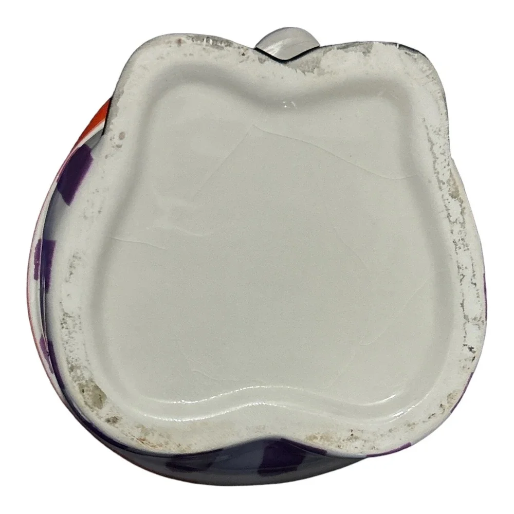 Halloween Frankenstein Monster Ceramic Cookie Jar Skull Green‎ Orange Purple
